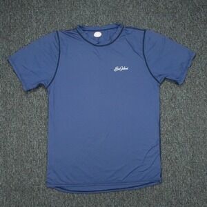 Sea Island Shirt Men Small Blue UPF 50 Sun Protection Athletic Short Sleeve Crew